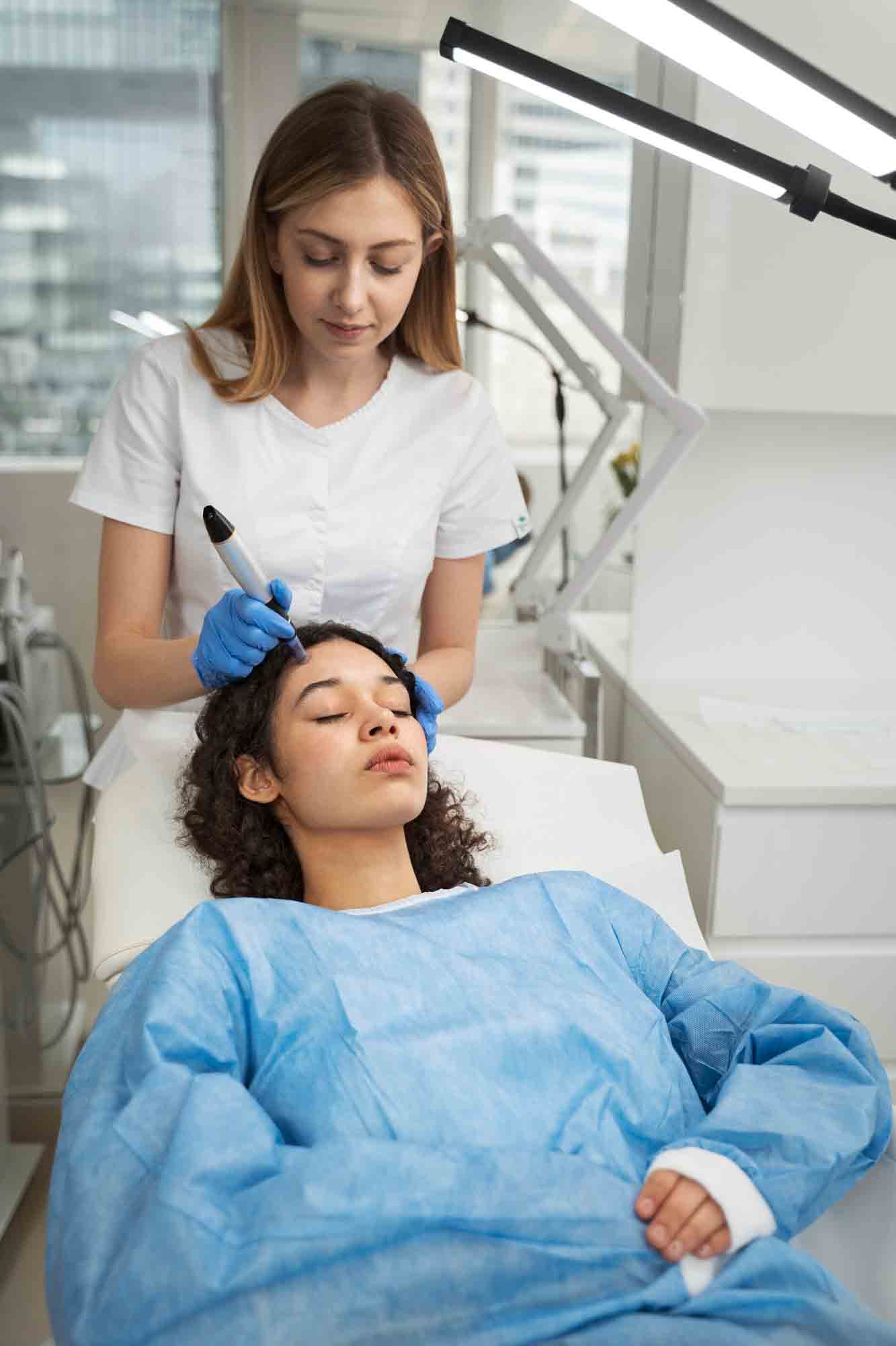 Derma-planing facial